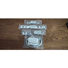 Toyota Corolla Bagaj Yazısı 1.6 Gli Yazı Arka Arma Corolla Efsane Kasa AE101 1992-1997 Uyumlu