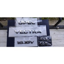 Opel Vectra 1.6_16V Bagaj Yazısı Vectra B Logo Gl Kapı Yazısı 1997 Uyumlu Vectra B Gl Set