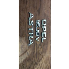 Opel 1.6 16V Opel Astra ve 1.6 16V Yazı 3 Adet Astra Opel Badge Logo Oem Ithal 1.6 16V
