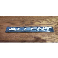 Hyundai Accent Yazı Arka Bagaj Yazısı Ayrık Accent Yazı Bagaj Yazı Accent  Ithal