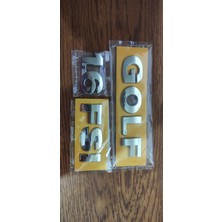 Golf 1.6 Fsi Bagaj Yazısı Volkswagen Golf Bagaj Yazısı Fsi Yazı 3 Lü Bagaj Seti Oem 1. Sınıf