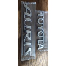 Toyota Bagaj Yazısı Toyota Auris 2013-2014-2015-2016-2017-2018-2019 Auris Arka Bagaj Yazısı 2li