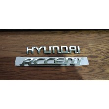 Hyundai 2007 Accent Era Kasa Yazı Arka Bagaj Yazısı Birleşik Accent Yazı Bagaj Yazısı