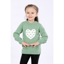 Kurgan Tekstil Kız Çocuk Regular Fit Basic Triko Kazak