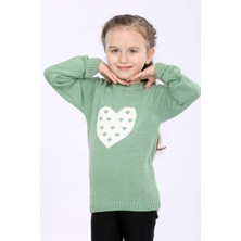 Kurgan Tekstil Kız Çocuk Regular Fit Basic Triko Kazak