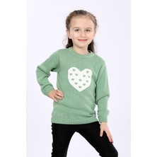 Kurgan Tekstil Kız Çocuk Regular Fit Basic Triko Kazak