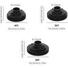 VintageVo Rc Araba Merkezi Diferansiyel Dişlisi Traxxas 17 Udr Unlimited Rc Araba 47T (Yurt Dışından)