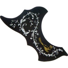 41IN Akustik Pickguard Çiçek Kuş Çizilmez Parçalar Sağ El (Yurt Dışından)