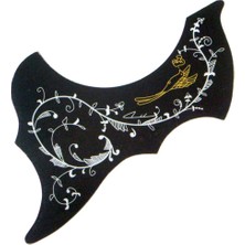 41IN Akustik Pickguard Çiçek Kuş Çizilmez Parçalar Sağ El (Yurt Dışından)