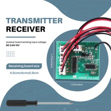 6ch 2.4g Uzaktan Kumanda Güç Verici Alıcı Radyo Sistemi Dıy Rc Tekne Arabaları 50M Kontrol (Yurt Dışından)