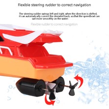 Hızlı Rc Tekne Gemi Uzaktan Kumandalı Tekneler Elektrikli Su Geçirmez Model Yelkenli Oyuncaklar Çocuklar Için Oyuncak Kırmızı (Yurt Dışından)