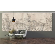 Zebra Desenli Poster Duvar Kağıdı