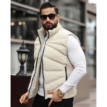 İnpool Erkek, Elyaf Dolum Kapitone, Standart-Fit, 3 Cepli, Şişme Yelek USE2419