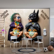Çocuk Joker ve Batman Poster Duvar Kağıdı
