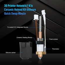 3D Yazıcı Hotend K1 K1C Seramik Kiti Max K1C Için Hızlı Değiştirme Nozulu (Yurt Dışından)