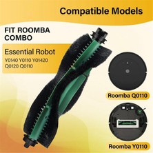 Essential Series Y0110 Y0140, Q0120 Q011 Robot Süpürge Ana Yan Fırça Hepa Filtreler Aksesuarlar (Yurt Dışından)