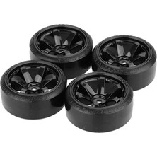 4 Adet Drift Araba Lastiği Jant Sert Lastik 1/10 Drift Rc Siyah (Yurt Dışından)