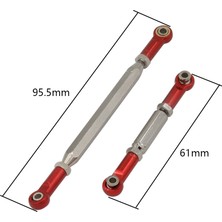 Metal Direksiyon Çubuğu Bağlantı Bağlantısı MN78 Mn-78 Mn 78 1/12 Rc Araba Yükseltme Parçaları Aksesuarları,2 (Yurt Dışından)