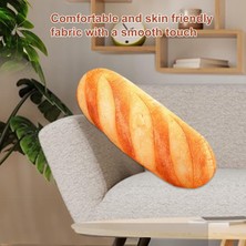 Boutiques 19.6 "ekmek Yastık, Peluş Oyuncak Sarılma Tost Ekmeği Dolması 3D Simülasyon Oyuncak Ev Dekor Için (Yurt Dışından)