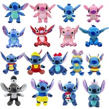 Yaklaşık 8 Inç Stitch Lilo ve Stitch Peluş Oyuncak Bez (Yurt Dışından)