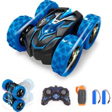 Uzaktan Kumandalı Araba, Rc Dublör Araba, 2.4ghz Çift Taraflı Sürüş Dublör Araba, 4WD 360° Döner Işıklarla Dönen ve Ayakta Sürüş, Çocuklar Için Oyuncaklar 6+ Yaşındaki Erkek Kız, N (Yurt Dışından)
