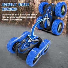 Uzaktan Kumandalı Araba, Rc Dublör Araba, 2.4ghz Çift Taraflı Sürüş Dublör Araba, 4WD 360° Döner Işıklarla Dönen ve Ayakta Sürüş, Çocuklar Için Oyuncaklar 6+ Yaşındaki Erkek Kız, N (Yurt Dışından)