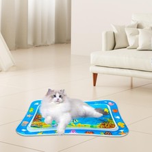 Kediler ve Köpekler Için Su Duyusal Oyun Matı Kalınlaştırılmış Şişme Su Mat Pet Oyun Matı, (Yurt Dışından)