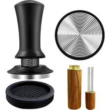 Kahve Espresso Tamper 51MM Wdt Aletli Kalibre Edilmiş Yaylı, Silikon Mat, Makine Için (Yurt Dışından)