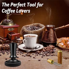 Kahve Espresso Tamper 51MM Wdt Aletli Kalibre Edilmiş Yaylı, Silikon Mat, Makine Için (Yurt Dışından)