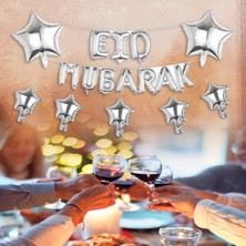 Alüminyum Film Eid Balonlar Fotoğraf Prop Ev Dekor Ramazan Dekorasyon Çocuk Oyuncak (Yurt Dışından)