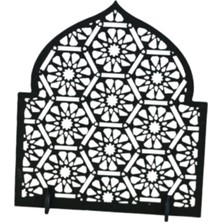 Eid Mubarak Hediye Partisi Ahşap Ramazan Dekorasyon 22X5X25CM (Yurt Dışından)