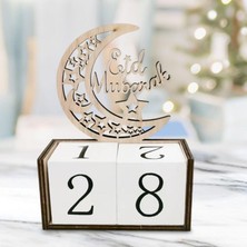 Eid Mubarak Advent Takvimi Ramazan Hediyesi Ev I Için Eid Dekorasyonu A (Yurt Dışından)