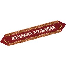 Düğün Kadın Kırmızı Için Altın ile Eid Mubarak Şucusu (Yurt Dışından)