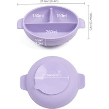 Jojobebek Silikon Beslenme Seti / Kapaklı Vakumlu Silikon Mama Tabağı, Bardak, Kase, Pipet, Önlük, Çatal, Kaşık, Paslanmaz Çelik Çatal-Kaşık ve Saklama Kutusu / Kırmızı