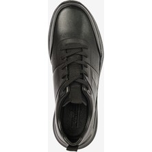 Erkek Siyah Hakiki Deri Sneaker Ayakkabı 4K1UA17750
