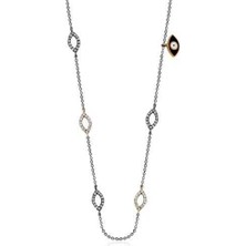 0.33 Karat Pırlanta Nazar Boncuğu Trend Kolye