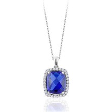 2.26 Karat Pırlanta Safir Kolye