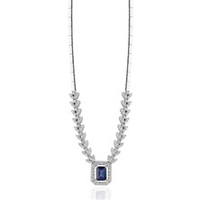 2.63 Karat Pırlanta Safir Gerdanlık