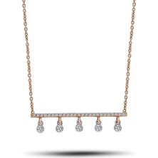 0.22 Karat Pırlanta Trend Kolye