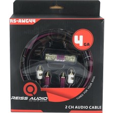 Reiss Audio RS-AWG44 4ga Oto Anfi Kablo Seti