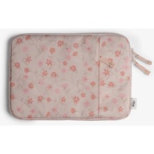 Citron Fermuarlı ve Cepli Koruyucu Tablet Kılıfı - Flowers 1060520