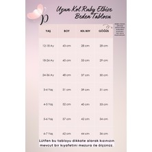 Parla Kids Kız Çocuk Ruby Sarı Uzun Kollu Dantel Detaylı Fırfırlı Elbise ELB-0089.50