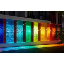 100 cm Wallwasher LED Bina Dış Duvar Aydınlatma Mavi Işık