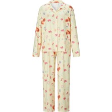 Meyve Desenli Uzun Kollu Pijama Takımı