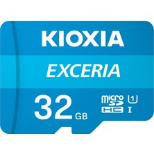 Kioxia 32GB Exceria microSDHC UHS-1 C10 100MB-sn Hafıza Kartı