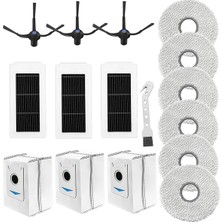 Ruosui Ecovacs Deebot X5 Omni / X5 Pro Yan Fırça Hepa Filtre Paspas Bezi Robot Süpürge Aksesuarları (Yurt Dışından)