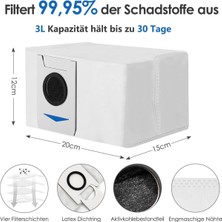 Ruosui Ecovacs Deebot T30 / T30 Max / T30 Pro Aksesuarları Fırça Paspas Bezi Hepa Filtre Toz Torbası Yedek Yedek Parça (Yurt Dışından)