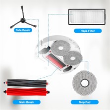 Ruosui Roborock Q Revo Master Robot Süpürge Ana Yan Fırça Hepa Filtre Paspas Bezi Toz Torbaları Yedek Parçaları (Yurt Dışından)