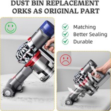 Ruosui Dyson V11 V15 SV14 SV15 SV22 Elektrikli Süpürge Aksesuarları Için Toz Haznesi Yedek Parçası Toz Haznesi Üst Sabit Sızdırmazlık Halkaları (Yurt Dışından)