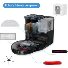 Ruosui Roborock S7 Maxv Ultra/s7 Pro Ultra Elektrikli Süpürge Ana Yan Fırça Hepa Filtre Paspas Bezi Toz Torbaları Yedek Parçaları (Yurt Dışından)
